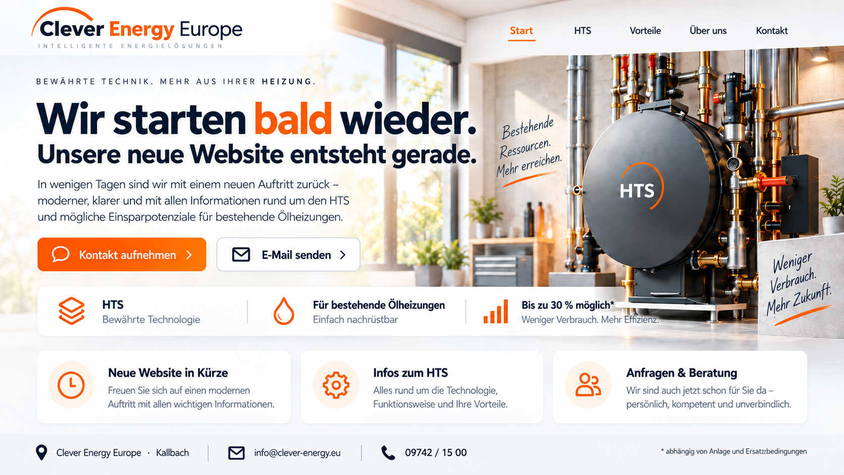 Clever Energy Europe – Wir starten bald wieder